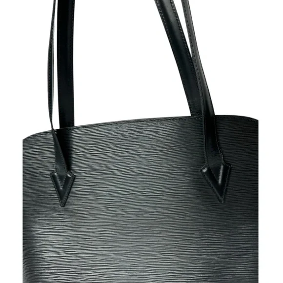 LOUIS VUITTON Epi Lussac Black Large Shoulder Bag - Picture 14 of 16